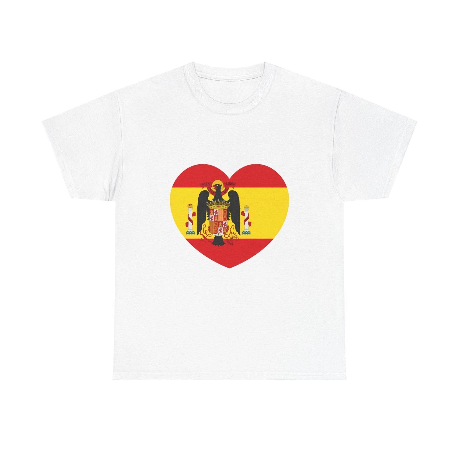 Heart Flag of Spain 1945-1977 - T shirt S