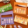 Cute Cartoon Animal Sticky Notes Set High-Aesthetic Reusable Stick Classification Labels Student Study Desk Stationery Thumb Not