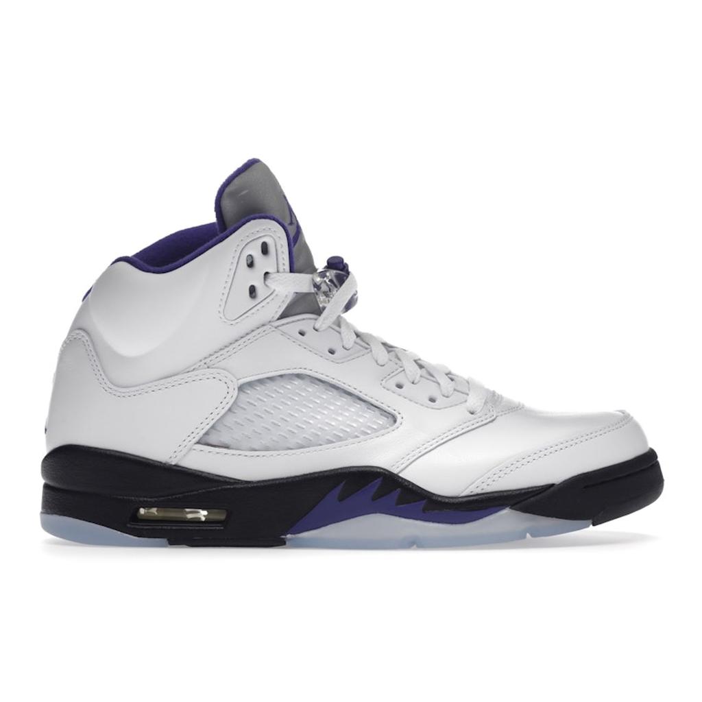 Air Jordan 5 Retro Concord Men Sneakers White Dark-Concord Black DD0587-141