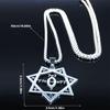 Modern Stainless Steel Necklace with Adjustable Chain Silver Pendant Decoration for Trendy and Quality Seekers