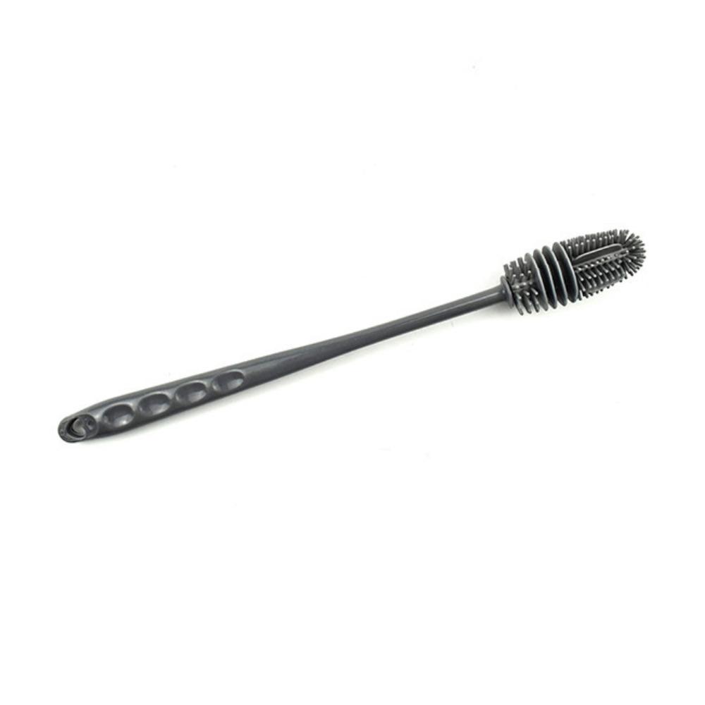 Heat-Resistant Bottle Cleaning Tool Long Handle Glass Cup Cleaner Silicone Bottle Brush  Home