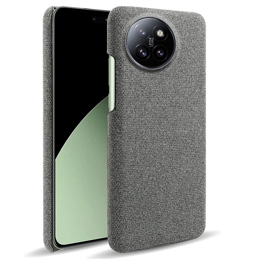 For Xiaomi Civi 4 Pro 5G/14 Civi 5G Shockproof Case Solid Color Fabric Cloth+PC Phone Cover