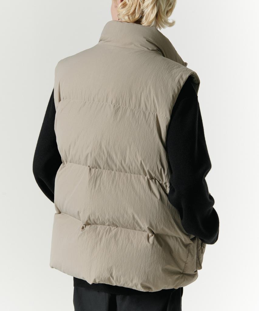 Musinsa Standard [City Leisure] Down Padded Vest [Grayish Beige]