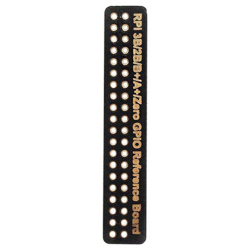 Raspberry Pi 4B GPIO Reference Ruler & Breadboard Experiment Board with DuPont Wire