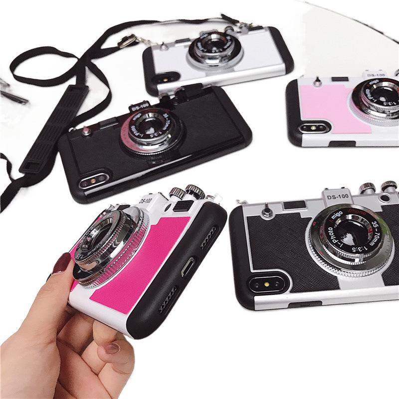 Retro Creative Camera Phone Case: Compatible with iPhone 14/13/12/11, PROMAX, XR - Drop-Proof Protection