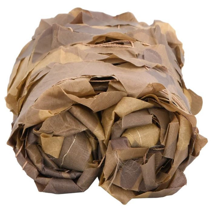 Filet de camouflage avec sac de rangement 516x400 cm sable