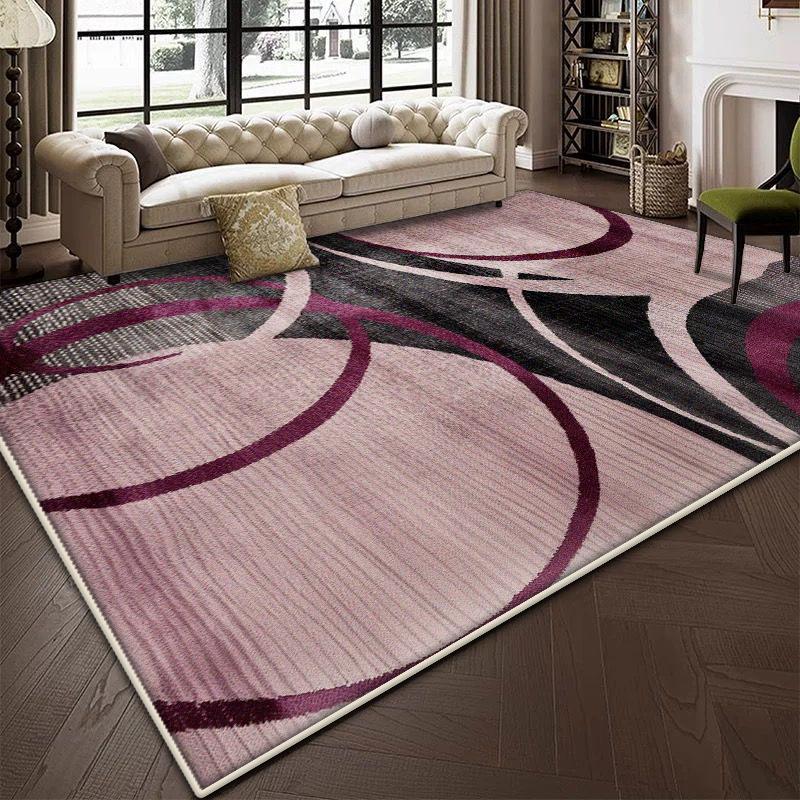 

Nordic Abstract Large Living Room Carpet 200x300CM Fluffy Plush Rug Luxury Sofa Bedroom Antiskid Soft Mat Floor Decor 60*90cm