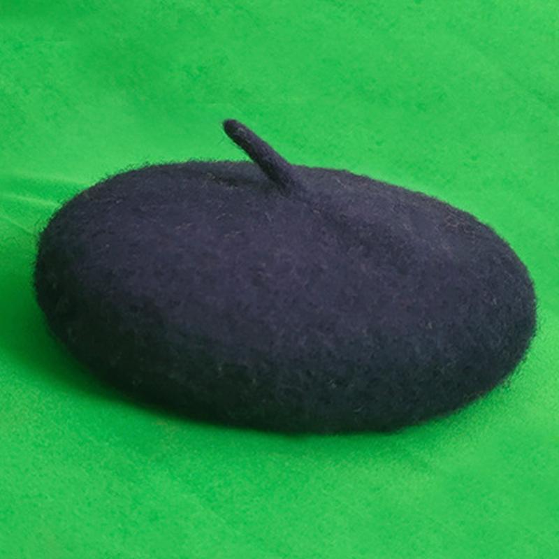 1PC Dog Beret Wool Hat Colorful Pet Hat Decorative Memorial Pet Luxury Headwear