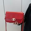 Personalized commuter small square bag women's leisure new solid color simple versatile daily temperament light luxury messenger bag