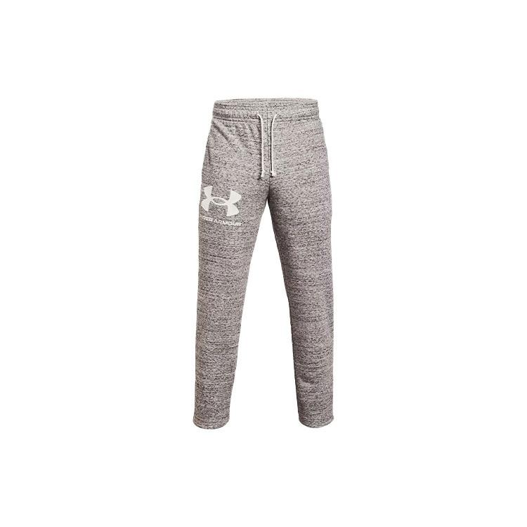 Under Armour Rival Terry Logo Fleece Sweatpants  Grey  Men s 1361644-112 L