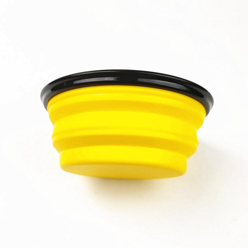 Collapsible Silicone Travel Bowl for Pets - Portable Food Bowl for Dogs & Cats