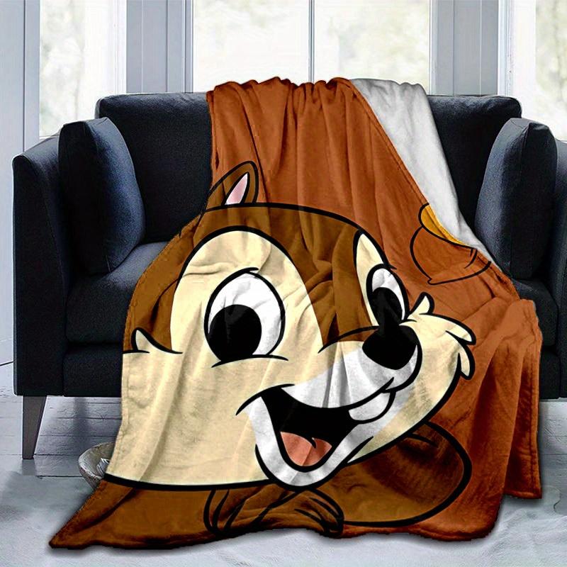 1pc,"Charming Chipmunk Design Throw Blanket Perfect for Home Decor, Couch Cover, Outdoor Use, Travel , Office Nap
