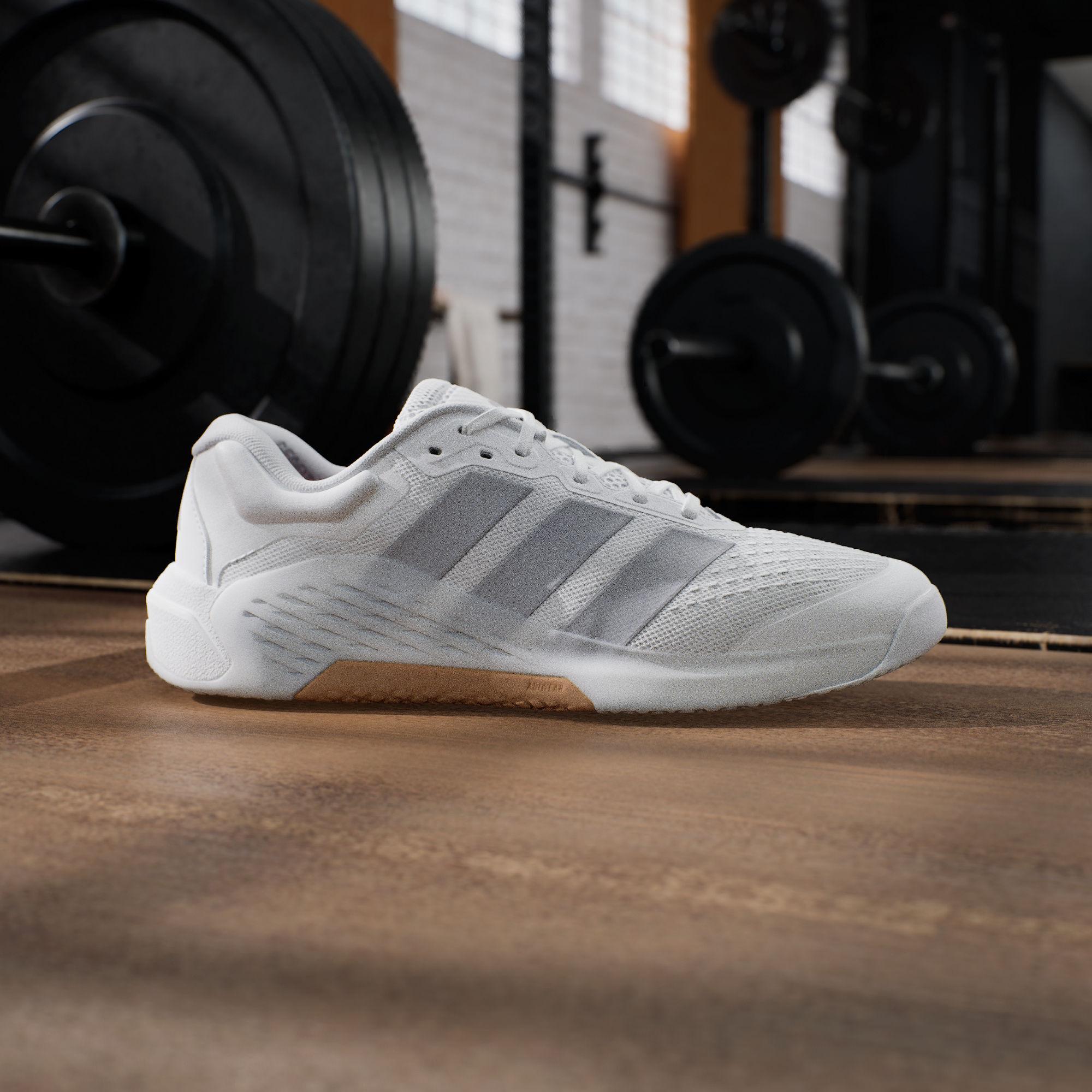 adidas Dropset 4 Power White Halo Silver 40.5