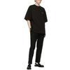 We11done Logo Round Neck High Street Short Sleeve T-Shirt Unisex T-Shirts WD-TT0-21-526-U-BK