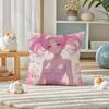 Sailor Moon Sailor Saturn Anime Plush Pillow Cover Soft Short Plush Cushion Cover For Sofa Bedroom Home Decor Gift Decoration