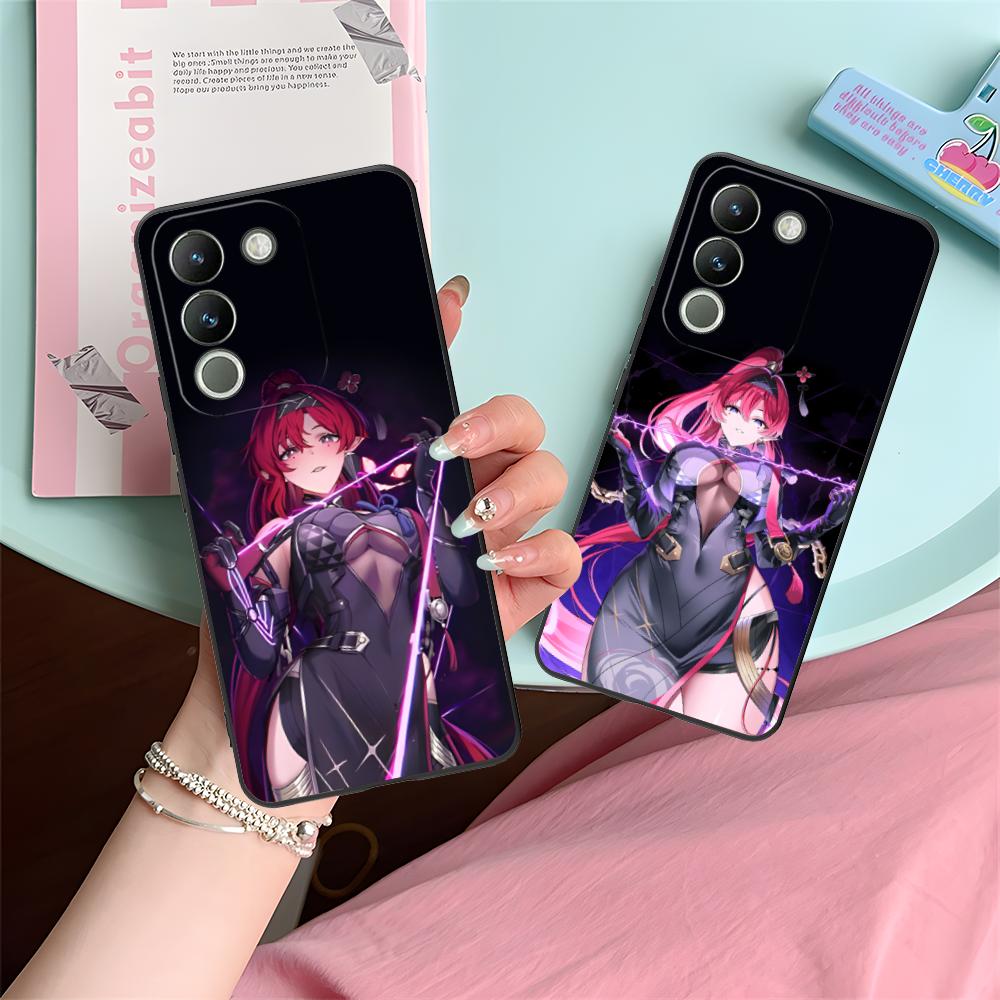 Wuthering Waves Yinlin Mobile Phone Case for VIVO Y77 76 75 74 73 72 58 56 55 51 50 38 36 Y19 Y18 Y03 Y01 5G Printing Cover