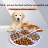 Licking Mat Dogs Pet Supplies Silicone Licking Mat Cat Slow Feeder with Suction Cup Slow Feeding Pad Dog Peeling Mat GCP02