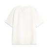 Li-Ning Basketball Series Letter Print Pattern Breathable Versatile Casual Short Sleeve T-Shirt Men Tops Off-White AHSV207-1