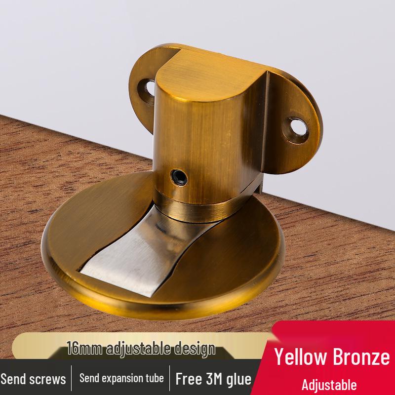 Adjustable Magnetic Door Stopper: Punch-Free, Anti-Collision, Invisible Design for Bedrooms with Strong Magnet