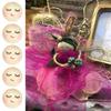 100Pcs Smiles Wood Beads Natural Wooden Beads for Crafting, Hole Round Wooden Smiles Face Beads Set for DIY Decorations