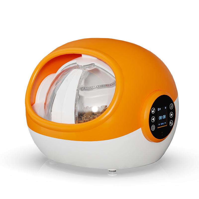 Chip Recognition Smart Pet Feeder Anti-Steal Food Automatic Cat Dog Feeder Timing Quantitative Feeding with Visual Cats Bowl оранжевый
