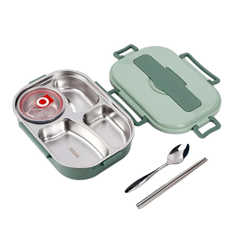 Stainless Steel Bento Lunch Box Portable Large Capacity Insulated Lunch Box for Student