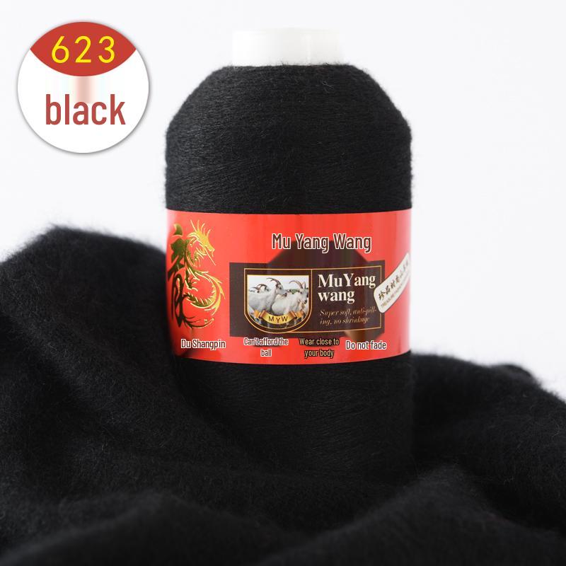 Pure Cashmere Machine-Knitted Medium-Fine Yarn for Hand-Knitting Scarves and Baby Items