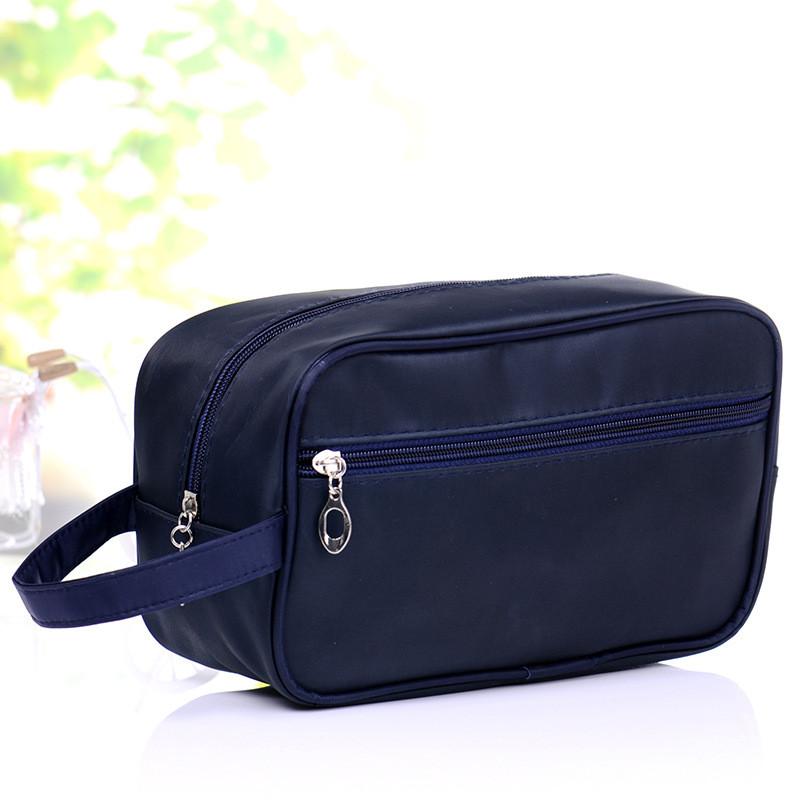 Mens Travel Cosmetic Bag With Sealed Nylon Material For Outdoor And Bathroom Storage