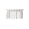 Finished Window Screen, White Spray Short Curtain, Semi-Blackout Window Screen Curtain