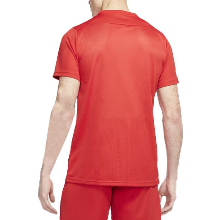 Nike Camisa Dri-Fit Dry Park VII Manga Curta Masculina Laranja-Vermelho BV6708-657