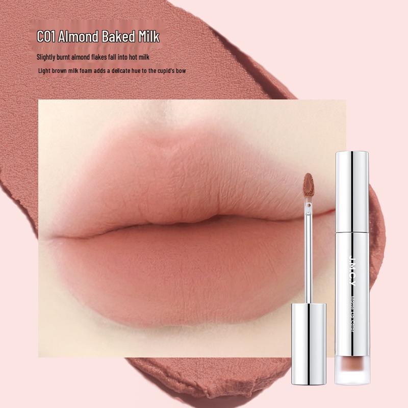 Jianmei Velvet Matte Lip Cream: Soft Mist, Non-Stick, Non-Drying, Whitening Lipstick for Students