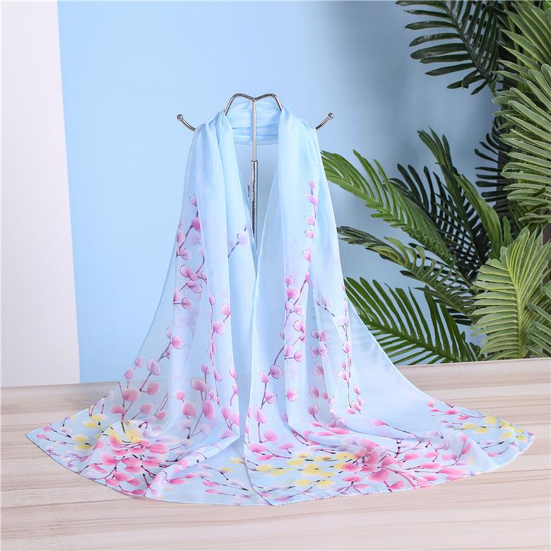 Magpie Spring Chiffon Scarf: Lightweight Ladies' Shawl, Perfect for Spring/Summer Sunscreen Wear