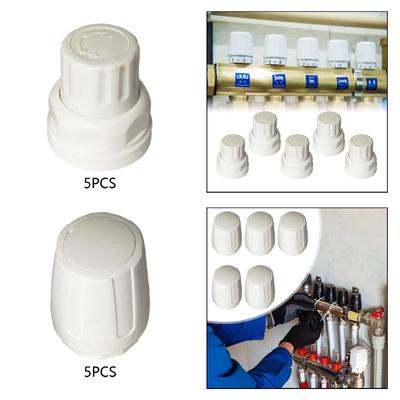 5x Radiator Valve Caps Professional Adjustable Replacement Cover Valve