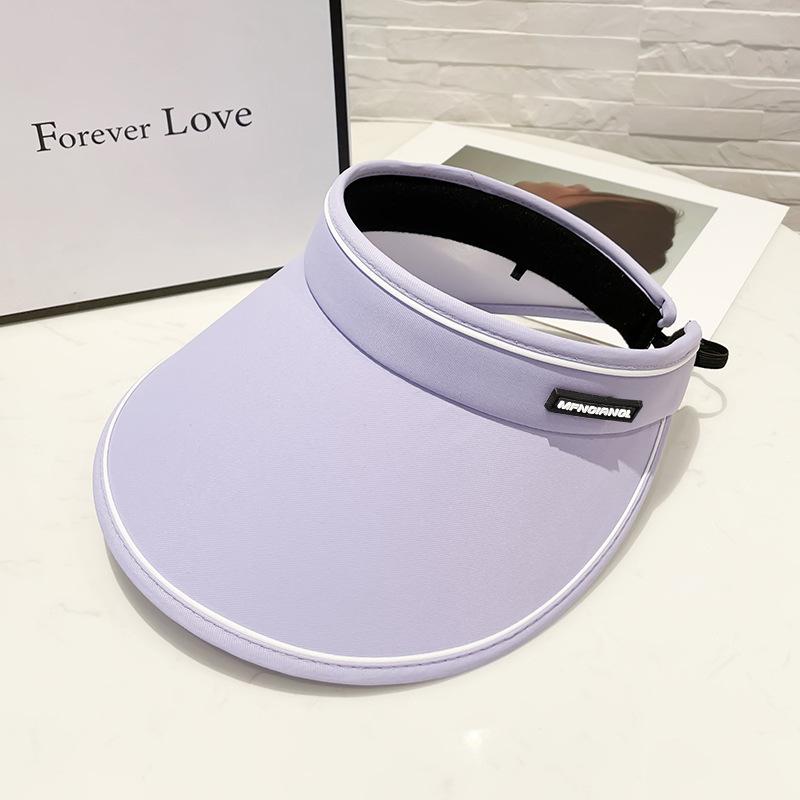 Sunshade empty top hat children summer UV protection sun protection hat women's outdoor sports versatile headband sun hat