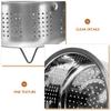 Stainless Steel Rice Steamer Strainer Metal Basket Cooker Cooking Utensils Travel