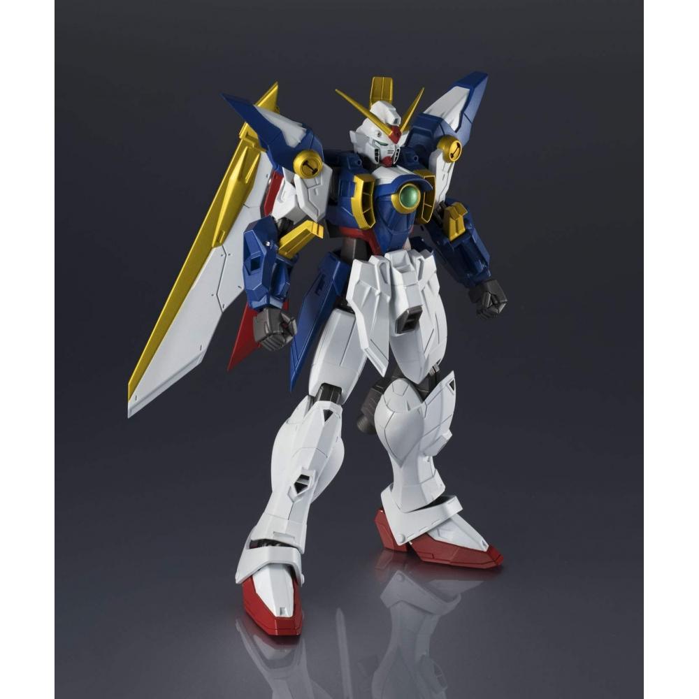 Bandai Geister GUNDAM UNIVERSE Mobile Report Gundam W XXXG-01W WING GUNDAM ca.. 155 mm große, bewegliche Figur aus ABS und PVC, bemalt