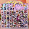 Hot Zootopia 3D Puffy Double Layer Gold Foil Stickers Kids Cartoon Stickers Birthday Party Favors Classroom Reward For Children