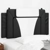 Vidaxl Headboard Cushion, Black-White, 100 Cm, Faux Leather