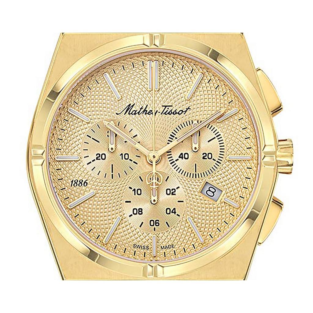 Mathey-Tissot Zeus Chrono Gold Tone Stainless Steel Gold Tone Dial Quartz H118CHPDI Men's Watch