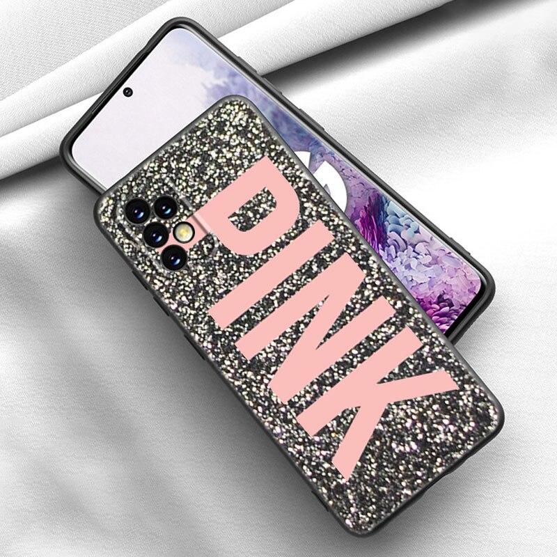 Fashion Pink Love Phone Case For Samsung Galaxy A21 A30 A50 A52 S A13 A22 A32 A33 A53 A73 5G A11 A12 A31 A51 A70 A71 A72 Cover