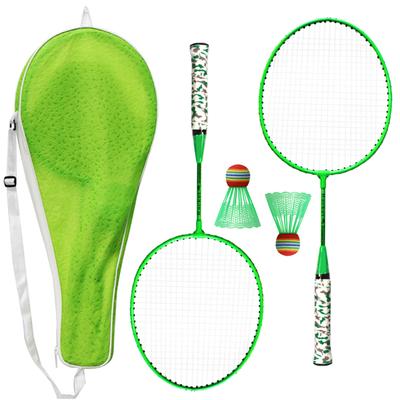 1 pár bedmintonových rakiet s loptičkami, 2-hráčska bedmintonová súprava pre deti, vnútorná a vonkajšia športová hra
