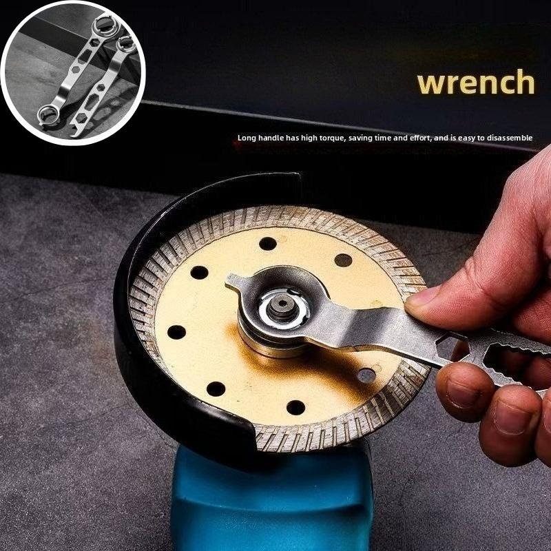 Zware Hoek slijpmachine Sleutel Gegalvaniseerd Roestwerend Slijtvast Precisie Gepolijst Onderhoud Reparatiegereedschap Hand Sleutel