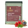 Luxmi Estates Hibis-Kiss Black Tea 100gm Tin | USDA Certified Organic Hibiscus Strawberry Black Tea | Lemongrass, Spearmint