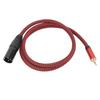 3.5mm Male to XLR Male Cable Unbalanced 3.5mm AUX to XLR Male Microphone Cable for Phone Tablet Laptop Microphone