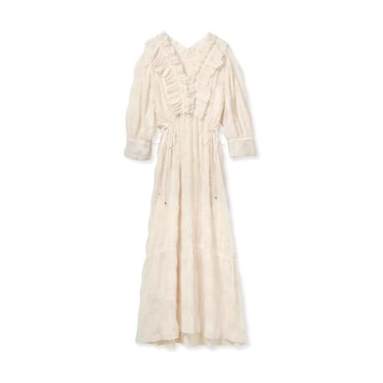 SNIDEL Women s SWFO251059 Frill Jacquard Dress