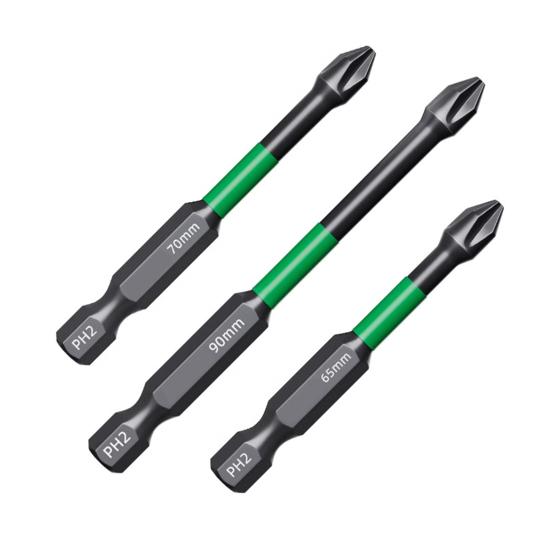 3/4/5/6 szt. Zestaw wierteł Chwyt sześciokątny Silne magnetyczne Końcówki wkrętakowe udarowe Wysoka trwałość Odporne na rdzę Szeroko stosowane Wiertła