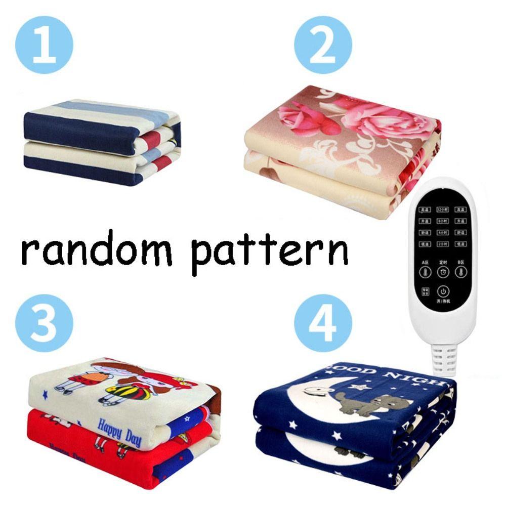 Safe for Single/Double Thermostat Bed Appliance Heated Blanket Winter Supplies Electric Blanket