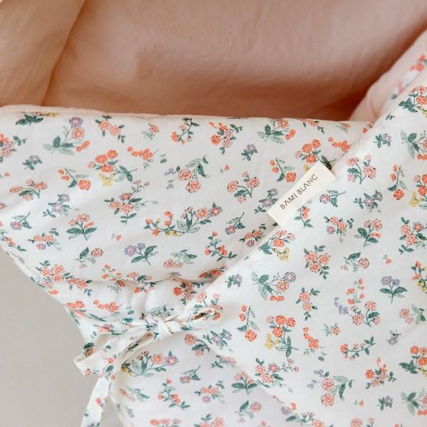 Bami Blanc buk květina novorozenecká vnější zavinovačka čistá bavlna čtyři roční období, korejské kojenecké výrobky