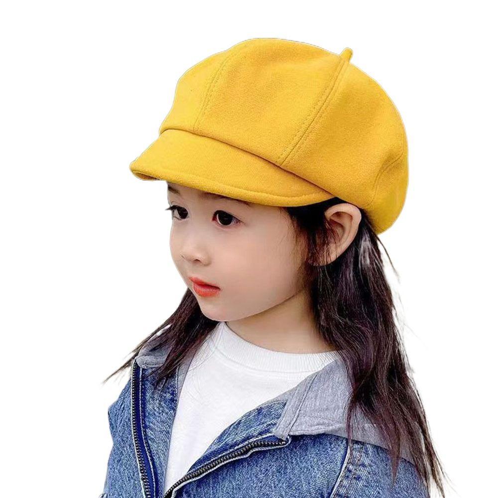 

Soft Kids Berets Woolen Children Newsboy Cap Multicolour Painter Hat Boys Girls