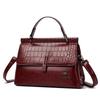 2025 New Vintage Waxed Leather Women's Tote Bag – Large Capacity